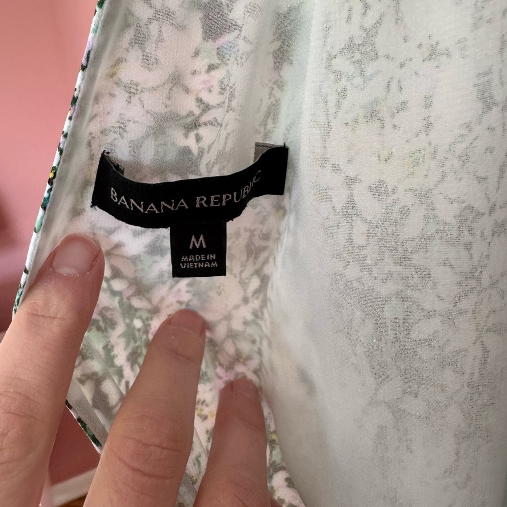 Sleeveless V-Neck Green Floral Maxi Dress - Picture 12 of 12